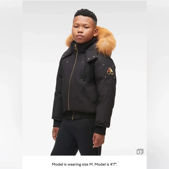 Moose Knuckles Unisex Gold Bomber Jacket PR4-3